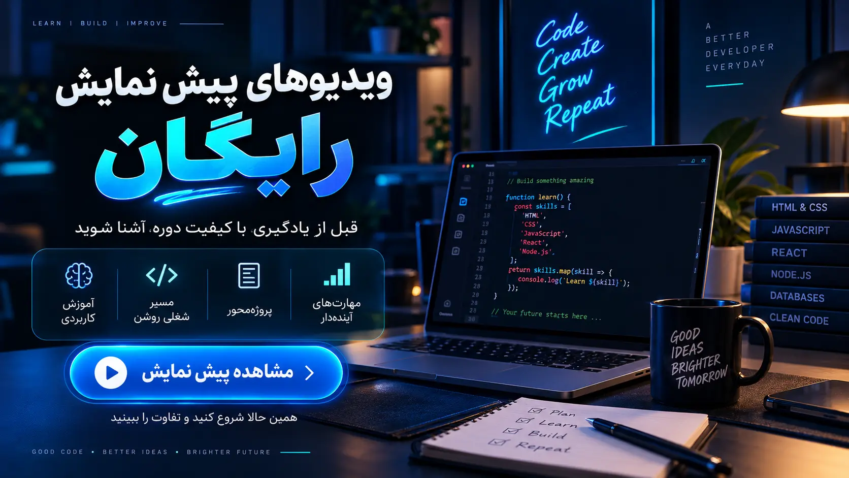 کاور پیاده‌سازی پروژه مشابه Trello با Jules